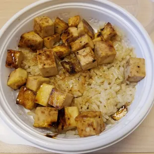 Sorry portion of tofu. Never had this problem at other locations.