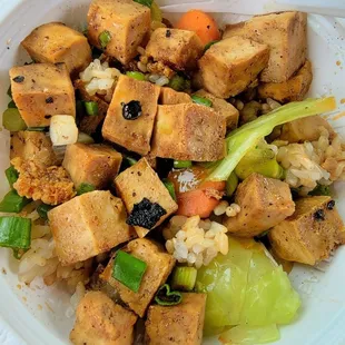 Tofu and veges