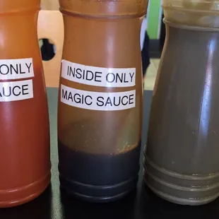 Yes magic sauces!