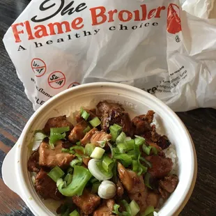 The classic chicken bowl