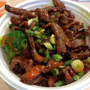 Beef and veggie bowl