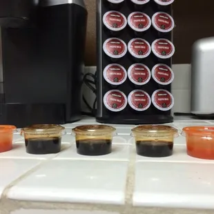 Beware: order twice as many sauces since they only half fill them!