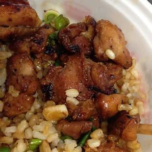 Old taste hard meat chicken not freshly cooked!