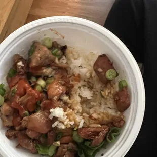 Veggies are standard