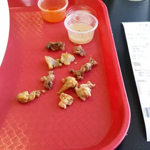 Very fatty and chewy meat!