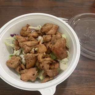 So I just went to flame on Bristol and this is what they gave like it's a regular bowl and it's not even enough