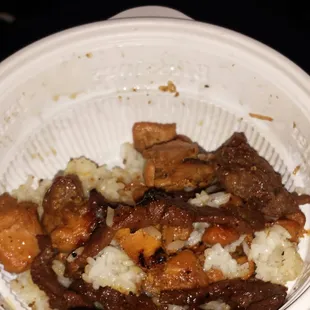 Bowl was less than half empty!!!