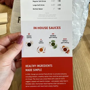 Back menu