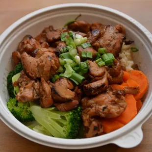 Chicken Bowl on Brown Rice