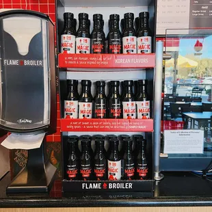 You can buy and take home some of the magic sauce-- BOMB.