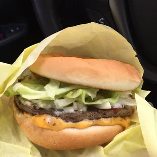 Small cheeseburger