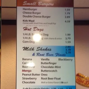 Menu Board 3