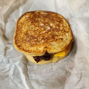 Sourdough burger, plain. So good!