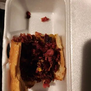 Gross crispy and oily