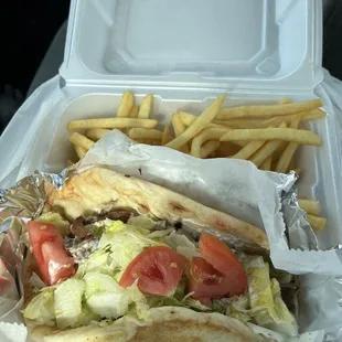 Gyro with fry's