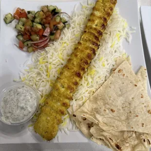 1. Ground Chicken Kabob