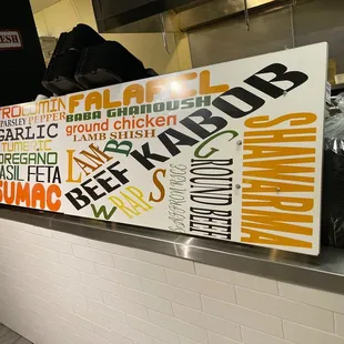 a picture of a restaurant counter