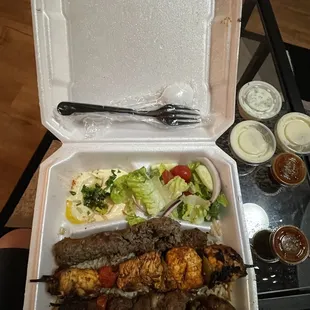 Mixed Platter - chicken, lamb and beef