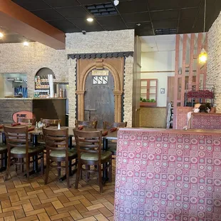 the interior of a restaurant