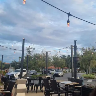 View from outside table