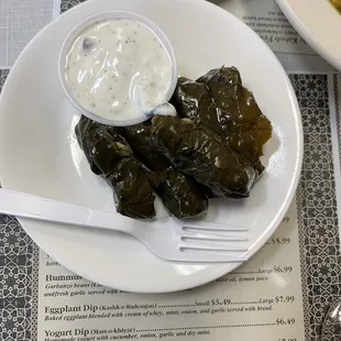 Grape leaves