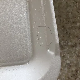 Pulled the hair from the spinach!