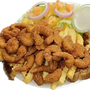 Shrimp basket dinner