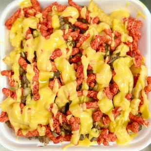 Hot Chito meat  fries