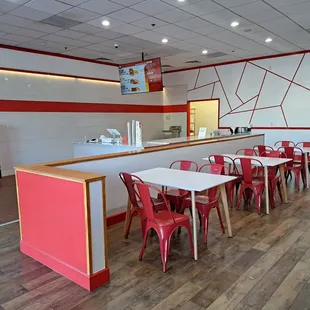 Inside the restaurant