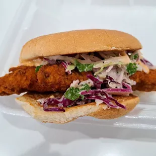 Chicken Slider - medium spice level is most popular