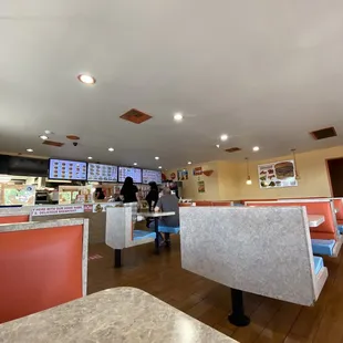 Inside open for carry out and dining in