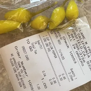 Peppers aren&apos;t free .50 cents plus .50 cents charge for running you card terrible