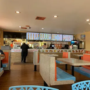 sushi and sashimi, interior