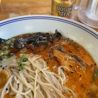 Black and Red Tonkotsu Ramen