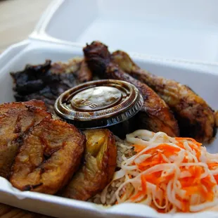Jerk chicken plate