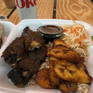 Jerk chicken plate