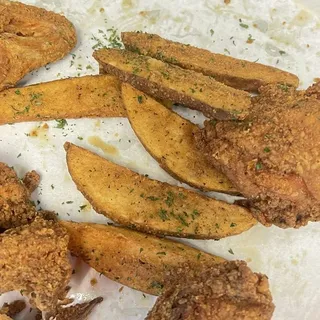 6 Piece Chicken and 10 Piece Wedges