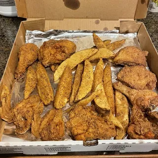 9 Piece Chicken and 15 Piece Wedges