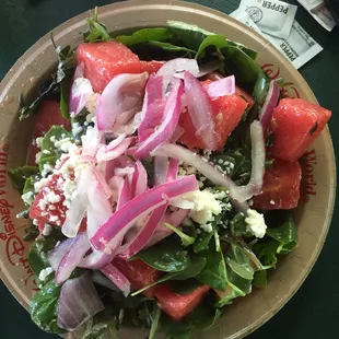 Watermelon salad