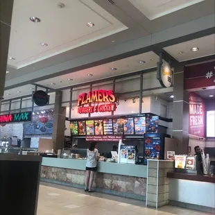 the interior of a restaurant