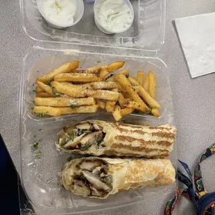 Chicken Shawarma Sandwich Combo