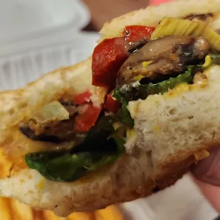Roasted Vegetable sandwhich