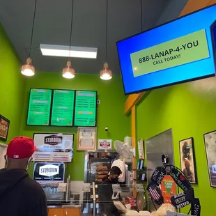 Main ordering station.