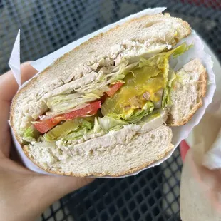 5. Sliced Lemon and Herb Chicken Breast Sandwich