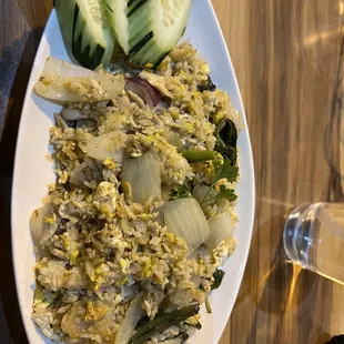 Holy Basil Fried Rice w/chicken