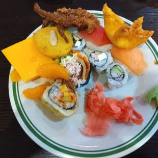 sushi and sashimi, sashimi, sushi, food