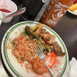 Beef in the beef broccoli couldn't even be chewed.