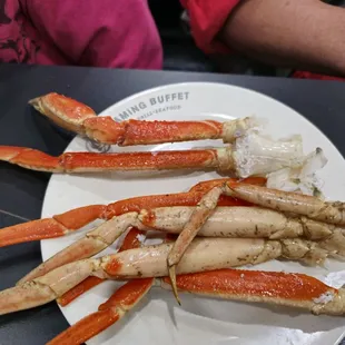 Crab legs at a $17.99 buffet!!