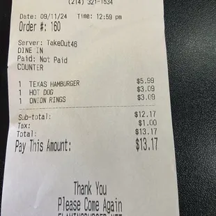 Very reasonable prices!