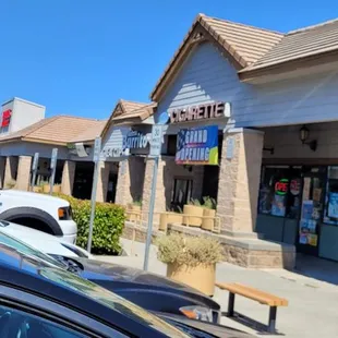 Next to Mountain Mike's pizza